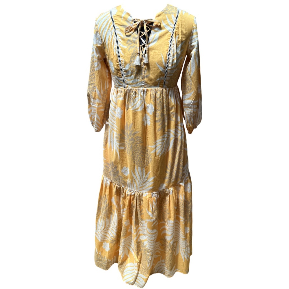 Reyn Spooner Yellow maxis dress